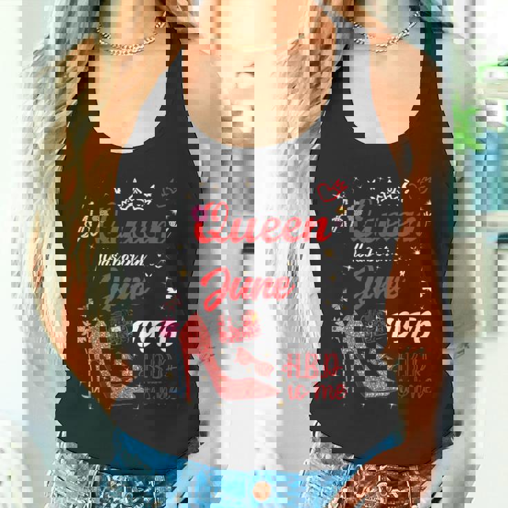 1976年6月 誕生日 この女王は1976年6月に生まれました タンクトップ