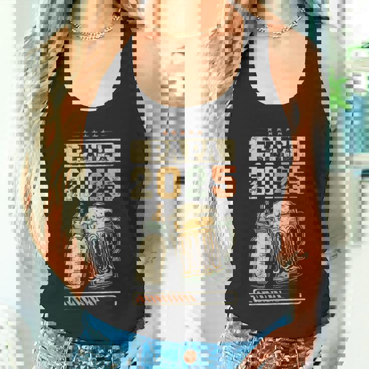 2025 年のお父さん 出産のお知らせ 父親になる予定の人 未来のお父さん タンクトップ