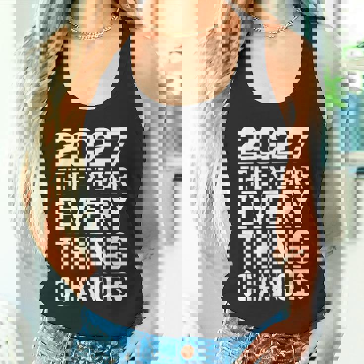 2027 すべてが変わる年 タンクトップ