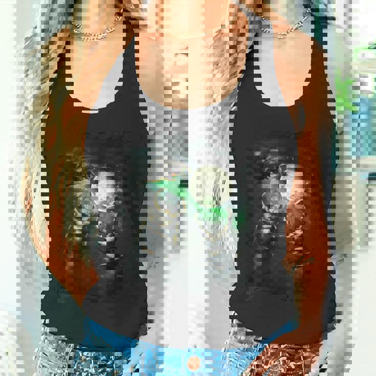 3 サイ クワガタ カブトムシ 月 三匹狼 ハウリング タンクトップ