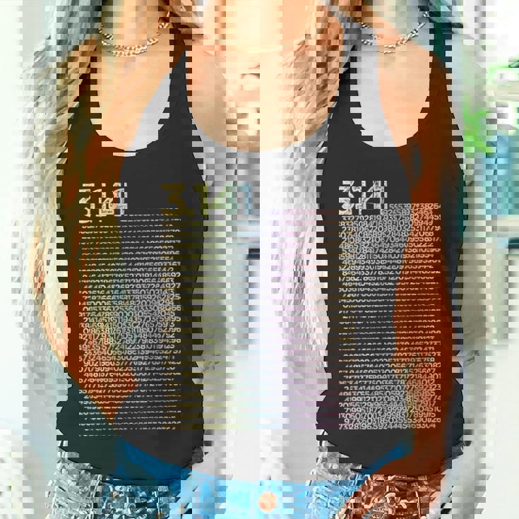 314 数学 物理学 314 円周率の日 タンクトップ