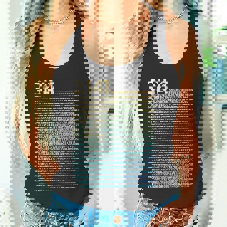 314 数学 物理学 314 円周率の日 タンクトップ