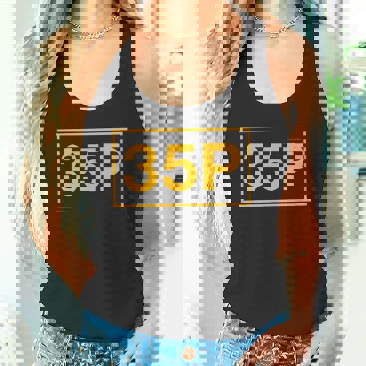 35P 暗号言語 タンクトップ