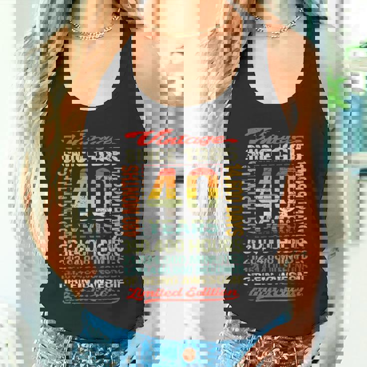 40歳 480ヶ月 すごい生まれ 1985年 40歳の誕生日 タンクトップ