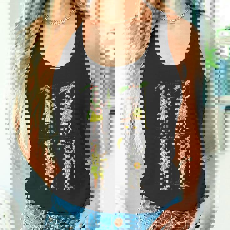 4つのアステカルーラー、フィレンツェコーデックス。 タンクトップ