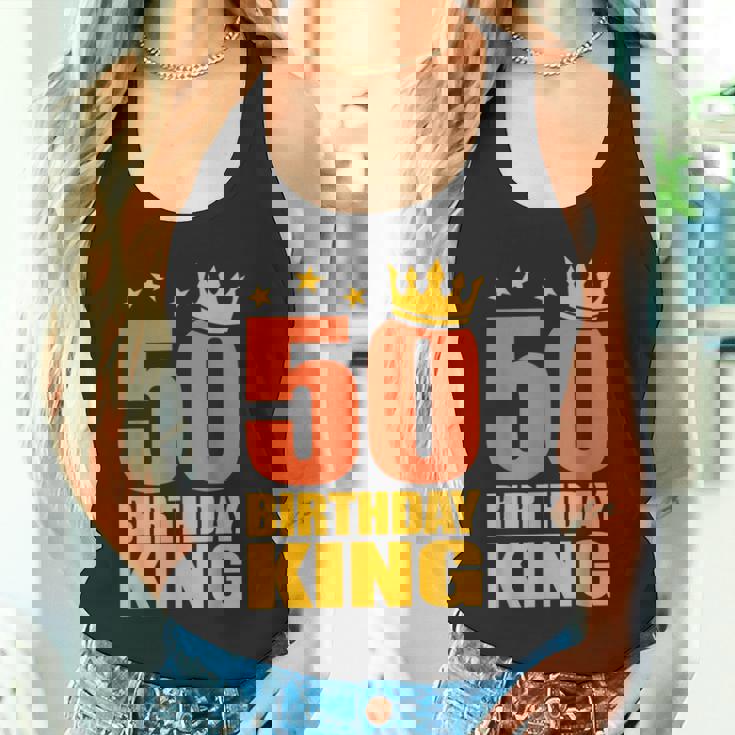 50歳の誕生日 王様 五十五十歳 タンクトップ