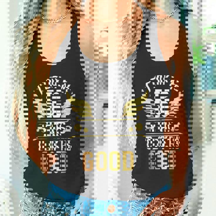 56Th Birthday Party It Took Me 56 Years To Look This Good タンクトップ