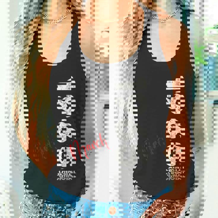 60 歳の誕生日 男性 オリジナル 3月 ヴィンテージ 1965 年 ギフト タンクトップ