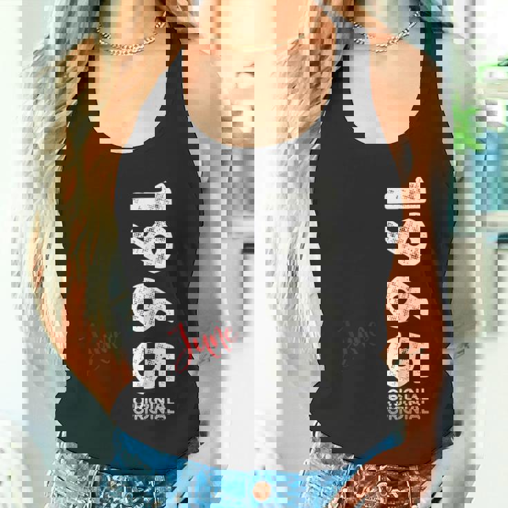 60 歳の誕生日 男性 オリジナル 6月 ヴィンテージ 1965 年 ギフト タンクトップ