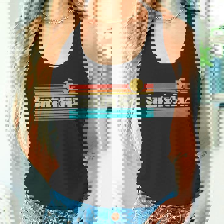 70年代80年代カリフォルニアcaレトロサンセットシティサンタクルーズ タンクトップ