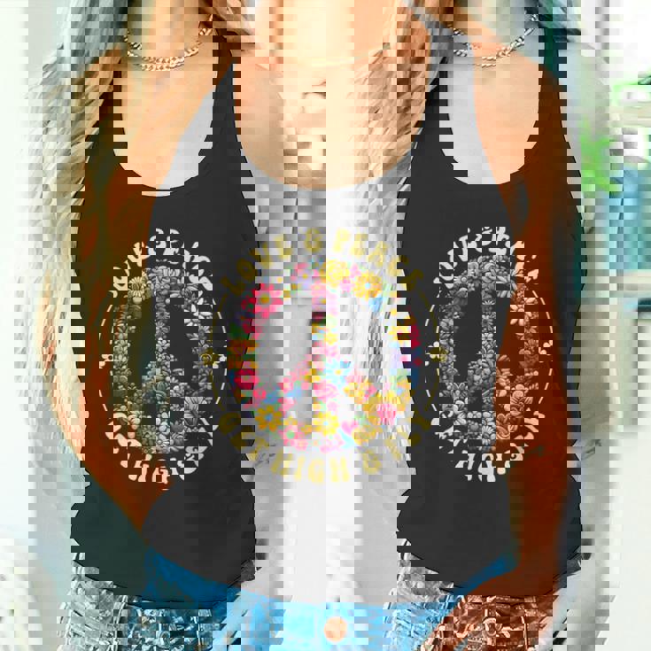 70年代フラワーパワー・ラブピース・ヒッピー衣装 タンクトップ