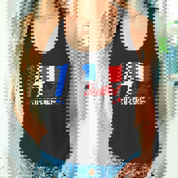 7月14日 全国共和党 フランス トリコロール タンクトップ