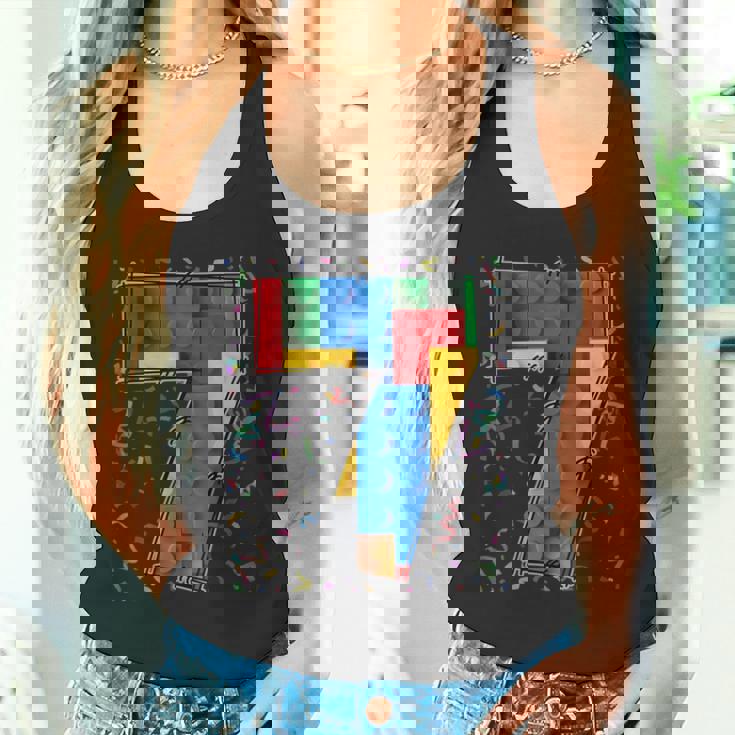 7歳 ブロック 建物 マスタービルダー 7歳の誕生日 男の子 タンクトップ