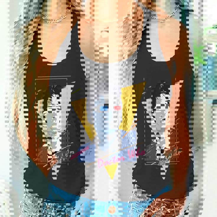 80年代テナントレトロタイムトラベラーsfファン。 タンクトップ