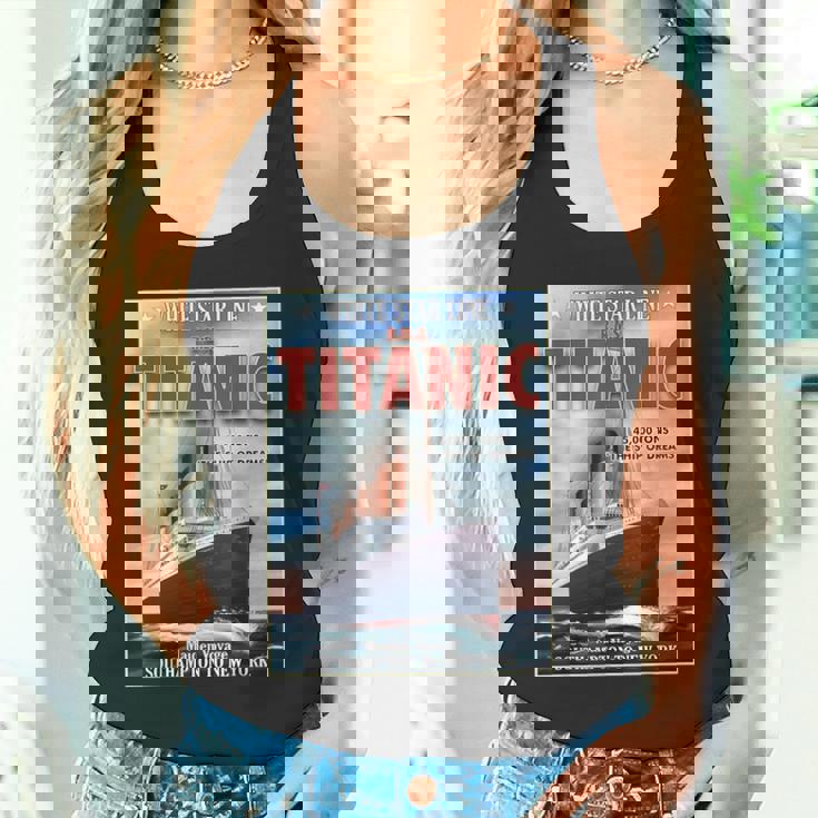 A 1912 ヴィンテージ タイタニック 航海船 クルーズ船 タンクトップ