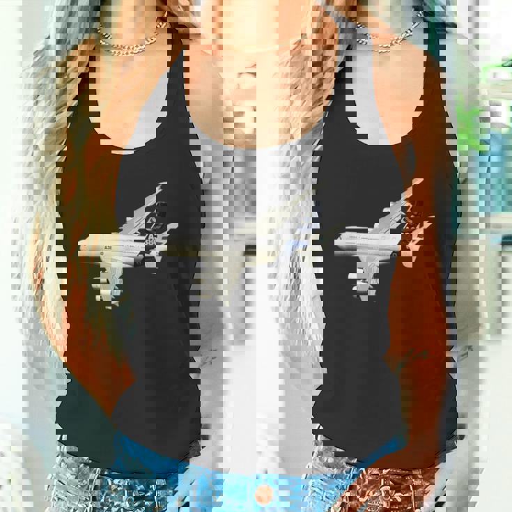 A380旅客機、航空会社、ジェット機、飛行機 タンクトップ