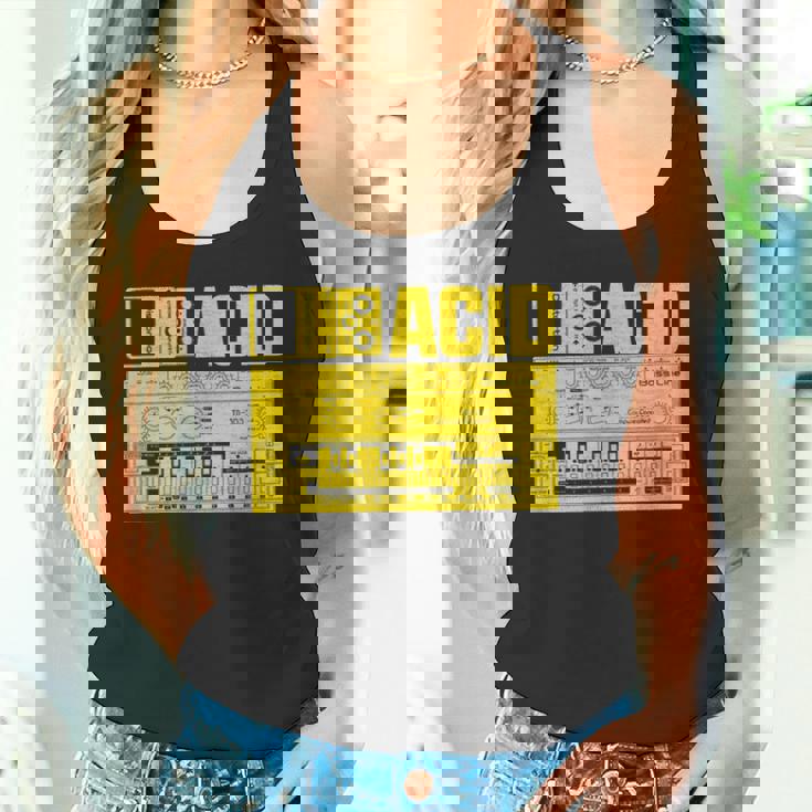 Acid Tb303 ベースペダル アナログシンセサイザー Dj Nerd タンクトップ