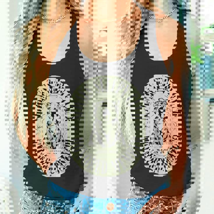 Alwaysleepy Club 男性用の面白いプリント、グラフィック タンクトップ