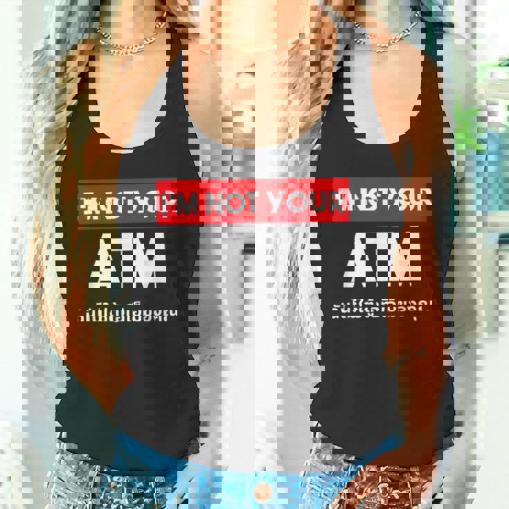 I Am Not Your Atm 面白い タイ語 スクリプト タイ語 タンクトップ