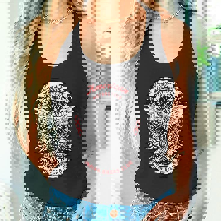 American Motorcycle インディアン バイカー クラブ オートバイ バイカー タンクトップ