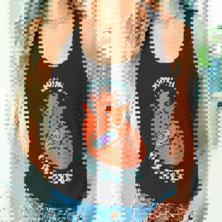 And I'm Back 生き残り バイパス 心臓発作 サバイバー 心臓 タンクトップ