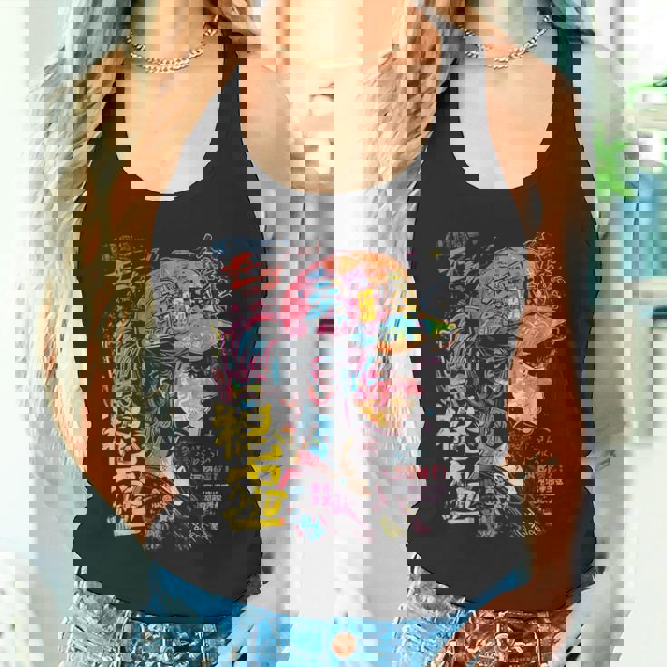 Anime Manga Motivo Colorido Arte Anime Camiseta sin mangas