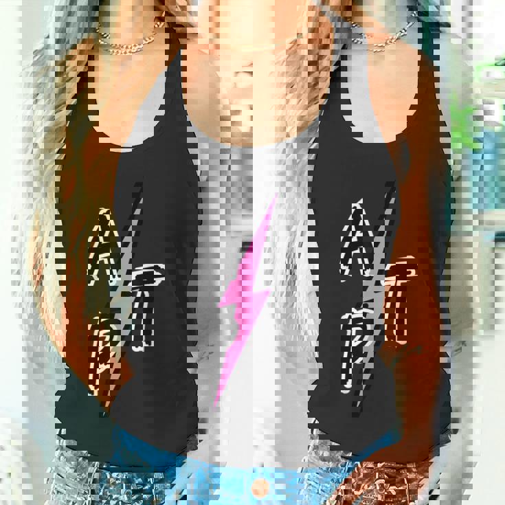 Aptアパツ、ピンクサンダー、トレンディファッション タンクトップ