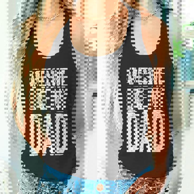 Awesome Like My Dad シャツ キッズ 息子 娘 父の日 タンクトップ