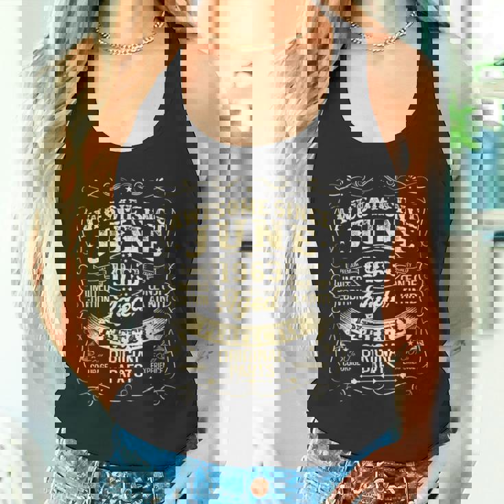 Awesomeince June 1963 Year Of Birth Birthday 1963Intage タンクトップ