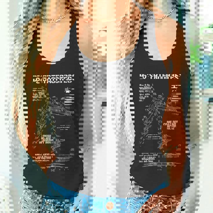 B-52 ストラトフォートレス仕様 軍用機 B52 タンクトップ