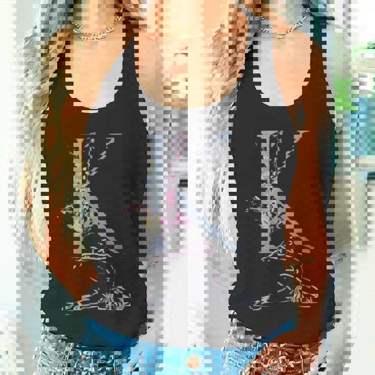 Balla バレエ ダンス イニシャル 名前 K Dance モノグラム バレエ タンクトップ