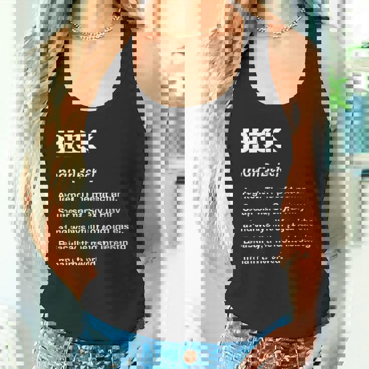 Beck ネームシャツ タンクトップ