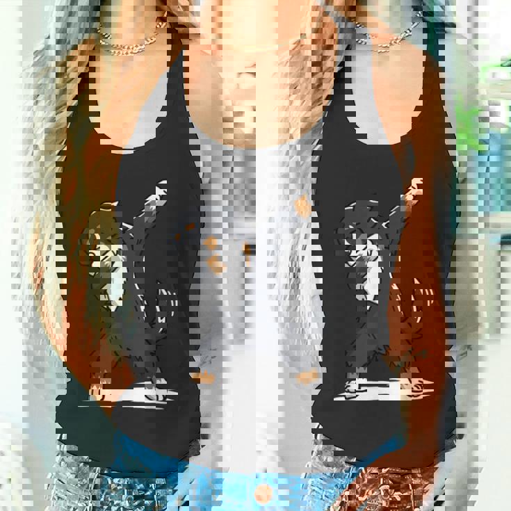 Bernese Mountain Dog ダブダンス ギフトシャツ タンクトップ