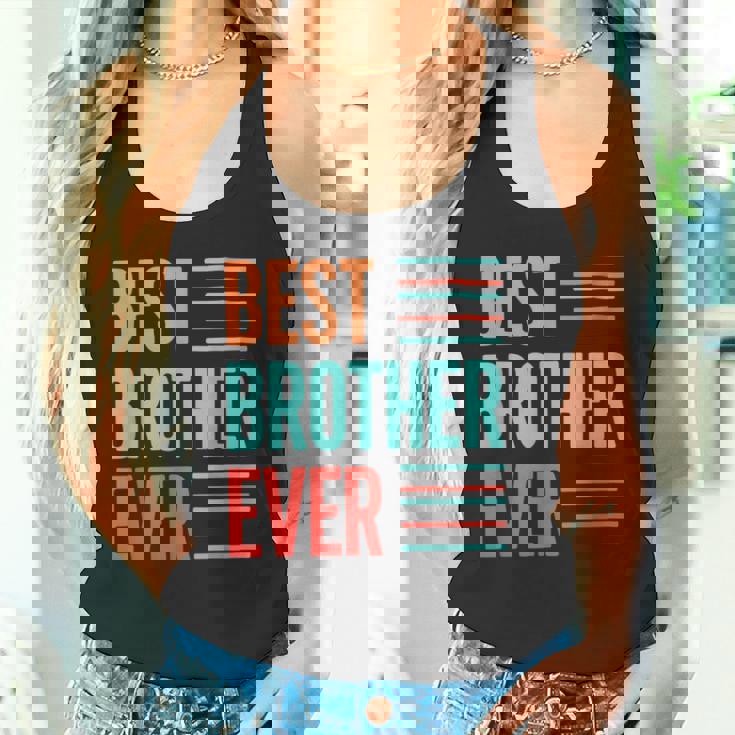 Best Brother Ever 引用デザイン。 タンクトップ