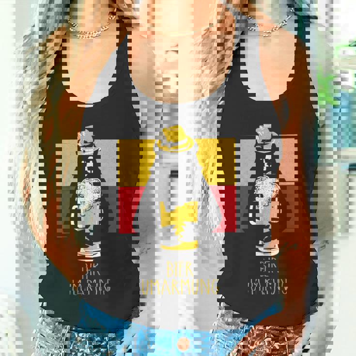 Bier Hug 面白いオクトーバーフェストデザイン ビールベア ドイツパーティー タンクトップ