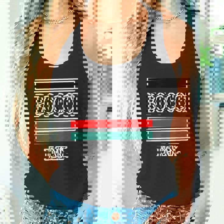 Bocci ぼっち ロゴ Itaiy 痛い イタリア国旗風【変なtシャツ屋さん】陰キャ オタク ブランド パロディ 面白 タンクトップ