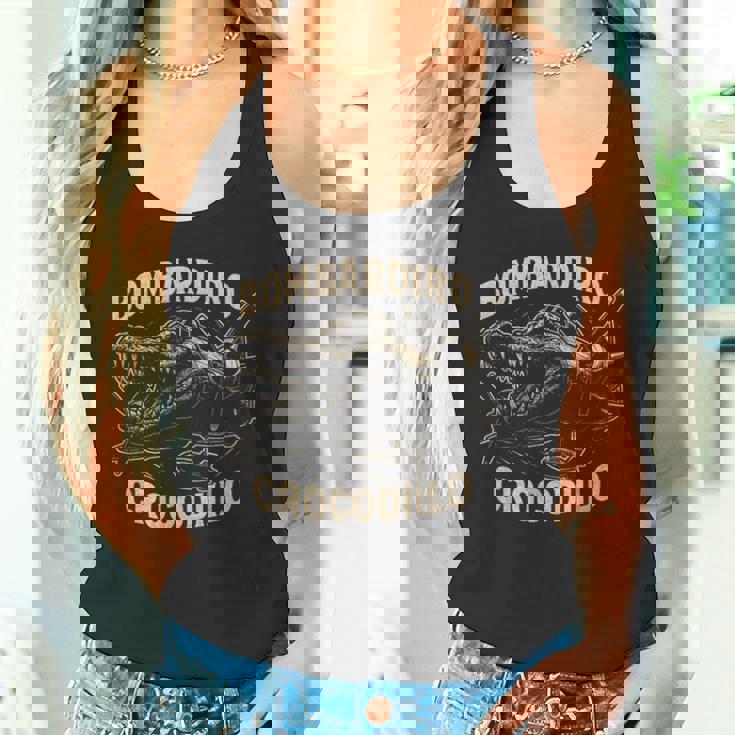 Bombardiro Crocodilo イタリアンブレインロットミーム タンクトップ