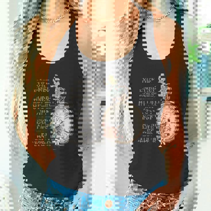 Bonkers Quote Time 不思議の国のアリス タンクトップ