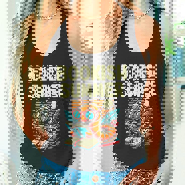 Bookishummer 本 読書本 本の虫 愛書家 タンクトップ