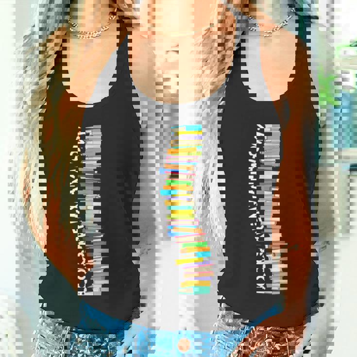 Books Are My Anatomy 背骨ブックワーム 読書 タンクトップ