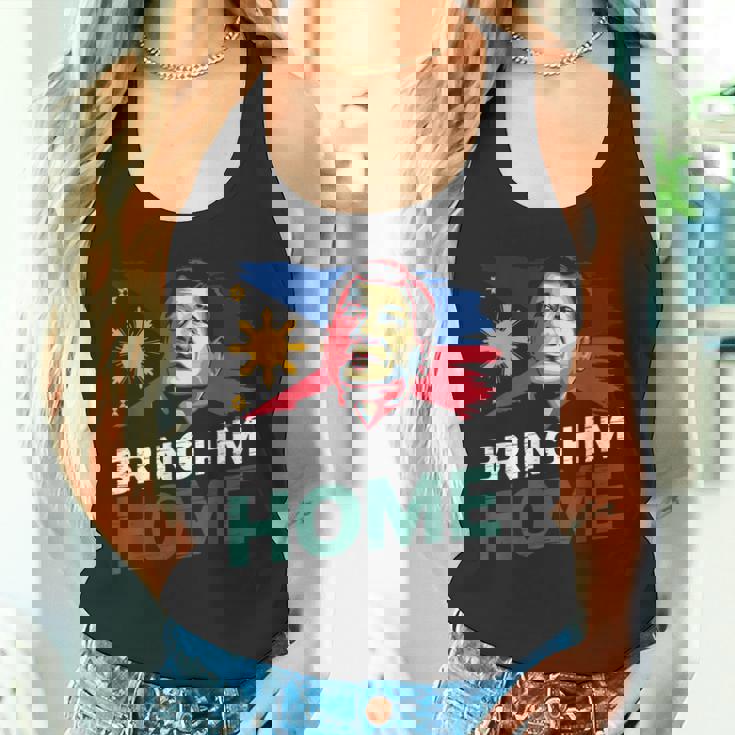 Bring Him Home サポーター Digong Duterte フィリピン Du30 タンクトップ