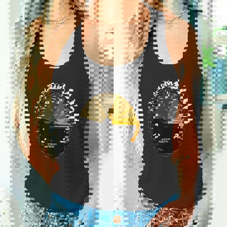 Bwaaah レーシングタコメーター 面白い車愛好家 Revving Heart タンクトップ