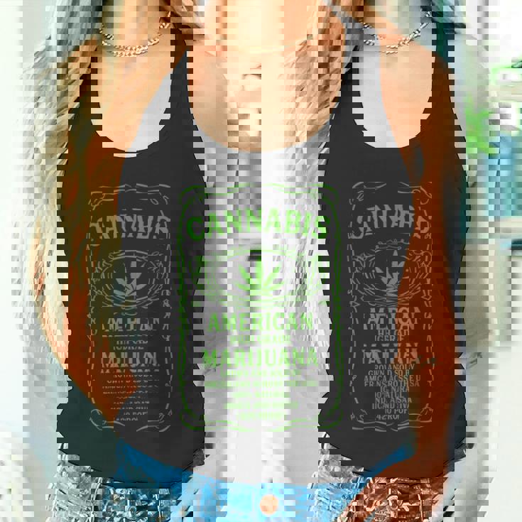 Cannabis アメリカグレード マリファナ インディカ サティバウィード タンクトップ