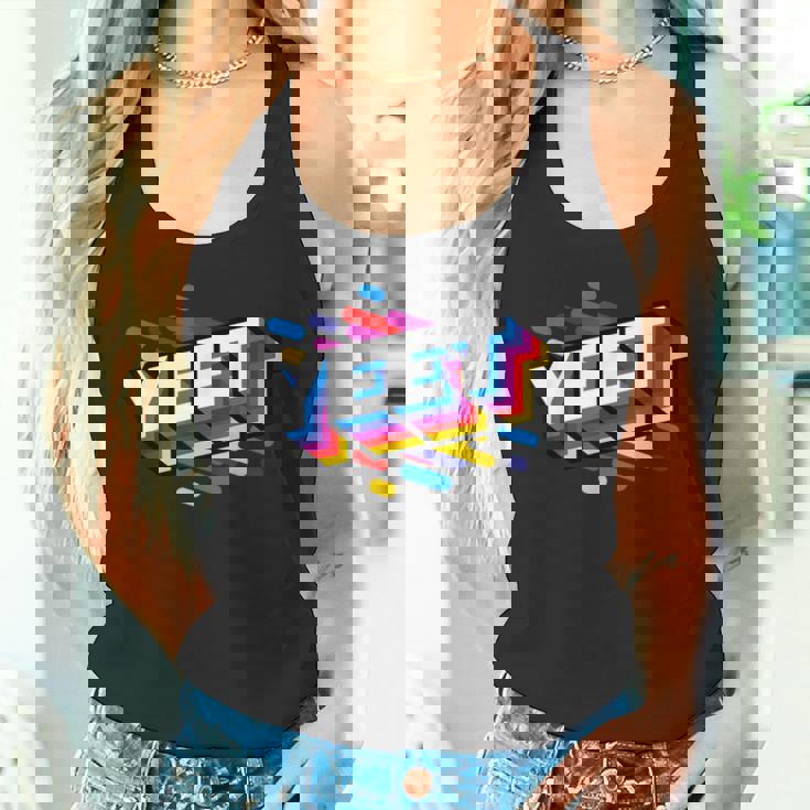 Celebration Yeet キッズ トレンディ ミーム スローガン Yeeting タンクトップ