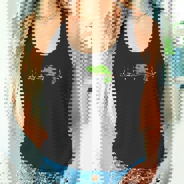 Chameleon ハートビート カメレオン 爬虫類トカゲ タンクトップ