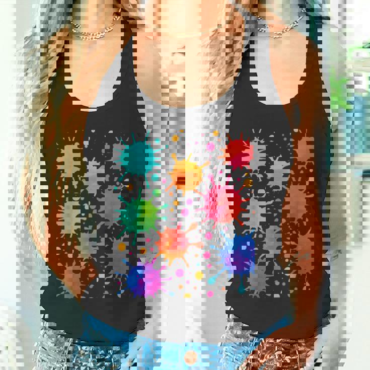 Colorplash アートtシャツ タンクトップ