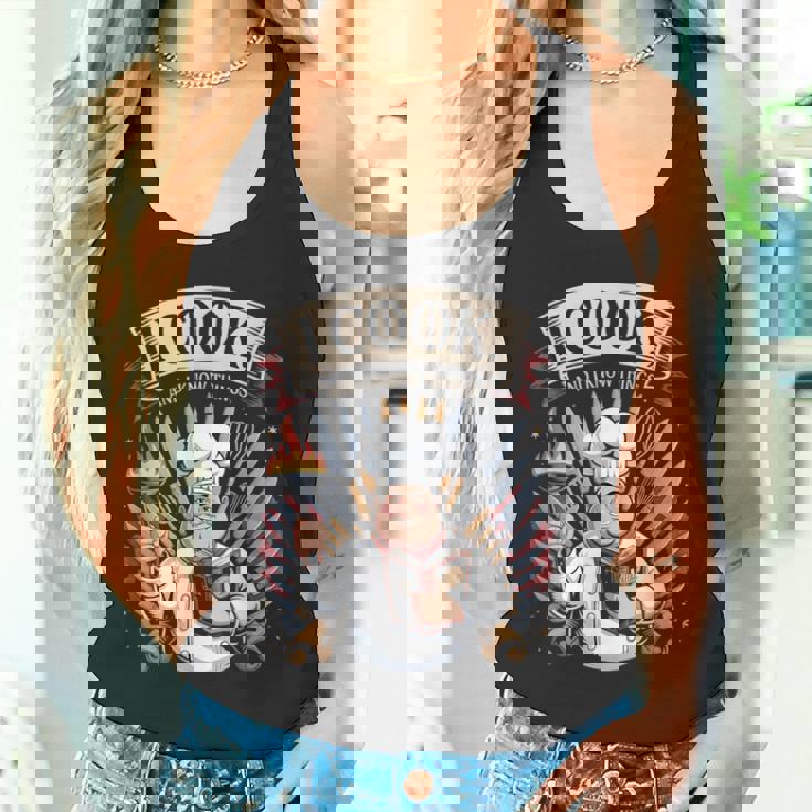 I Cook And I Know Things シェフクックヘルパー タンクトップ