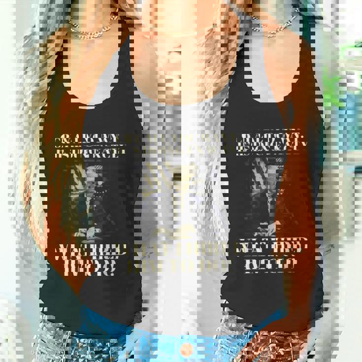 Cry All You Want He's Doing Exactly What I Him To Doに雇われたこと タンクトップ