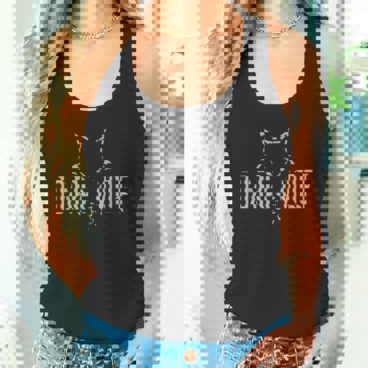 Dark Wolf Graphic Fierce Animaltreetwear タンクトップ