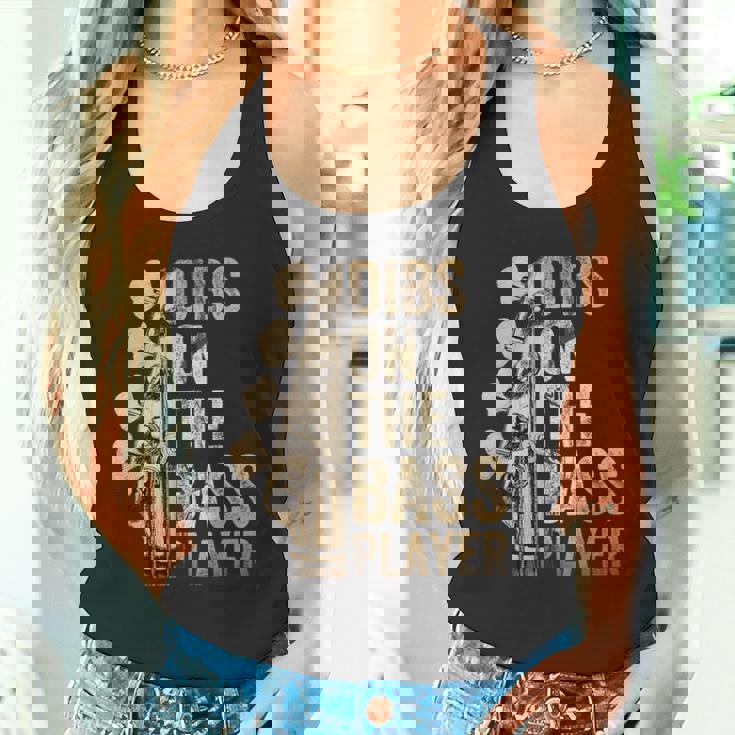 Dibs On The Bass Player ギターミュージシャン タンクトップ